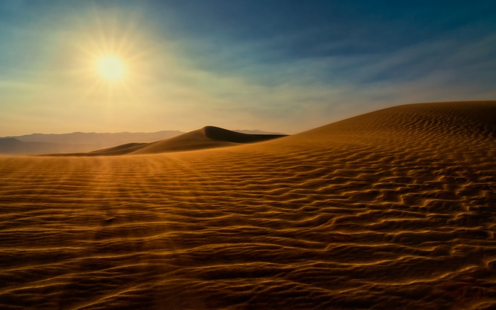 Death Valley National Park, Sunset, Mesquite Flat Sand Dunes