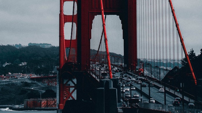 Golden Gate Bridge traffic