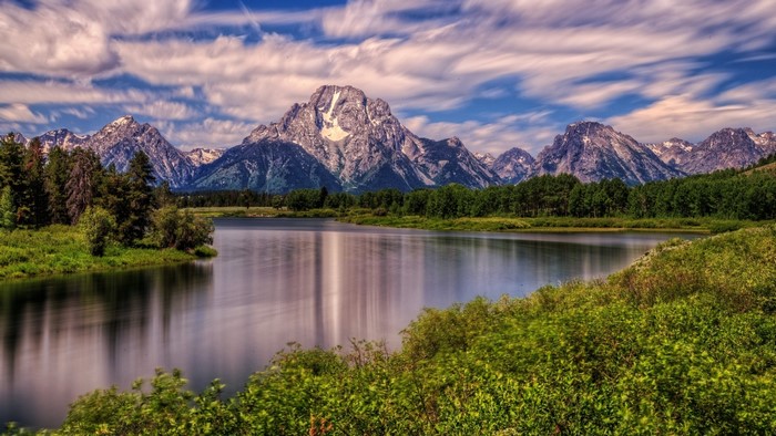 Mount Moran and Snake River in Grand Teton National Park