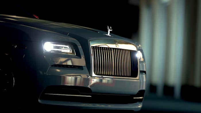 Rolls Royce car front view