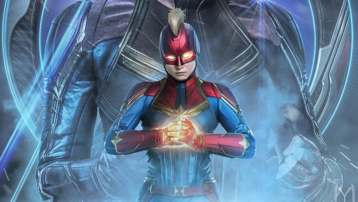 Captain Marvel from Avengers Endgame