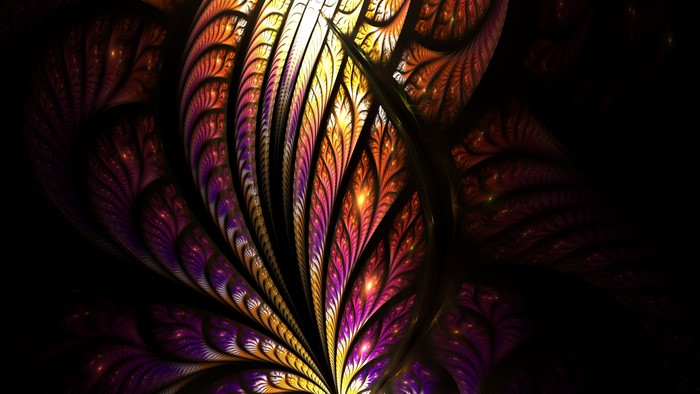 4K Abstract Fractal Pattern