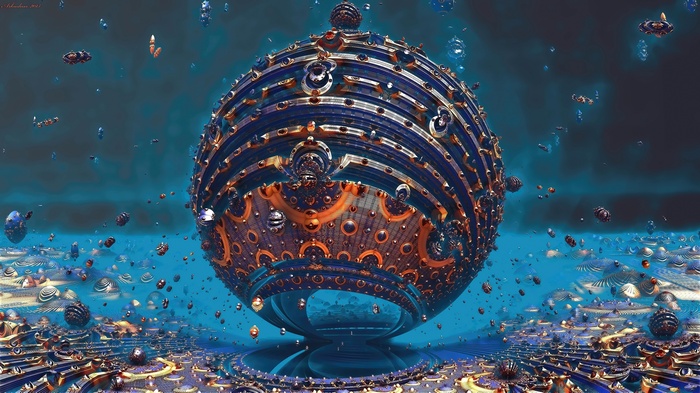 Sphere, 3D, Fractals, 4K