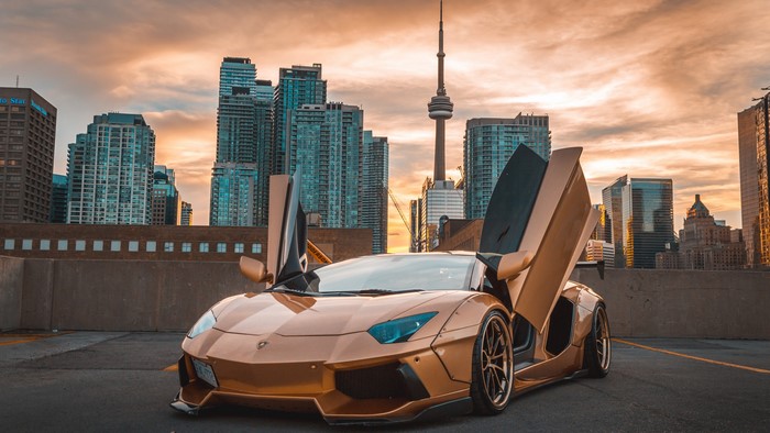 4K Lamborghini Aventador in Toronto