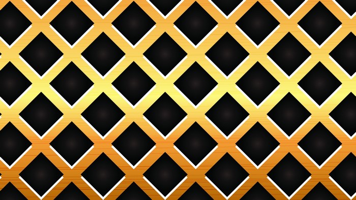 Golden diamond grid texture