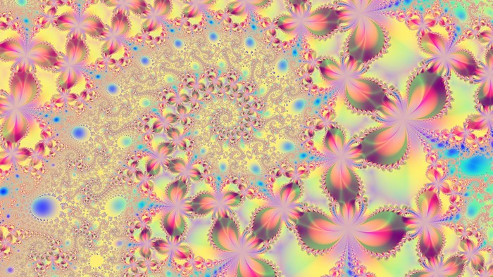 4K Fractal Flowers