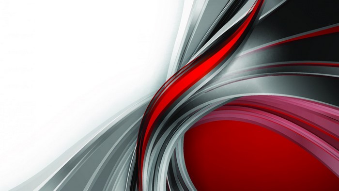 Abstract Red and Gray Swirls