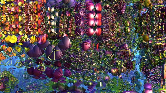 Abstract 3D fractal art