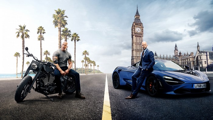 Hobbs & Shaw with Dwayne Johnson and Jason Statham