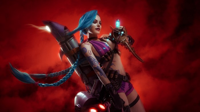 Jinx from League of Legends Cosplay