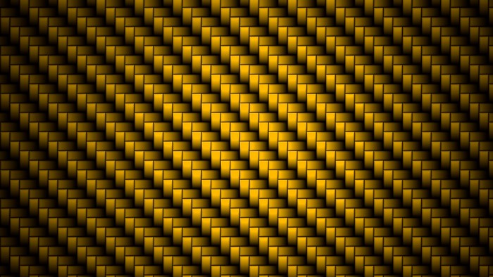 Yellow and black carbon fiber pattern