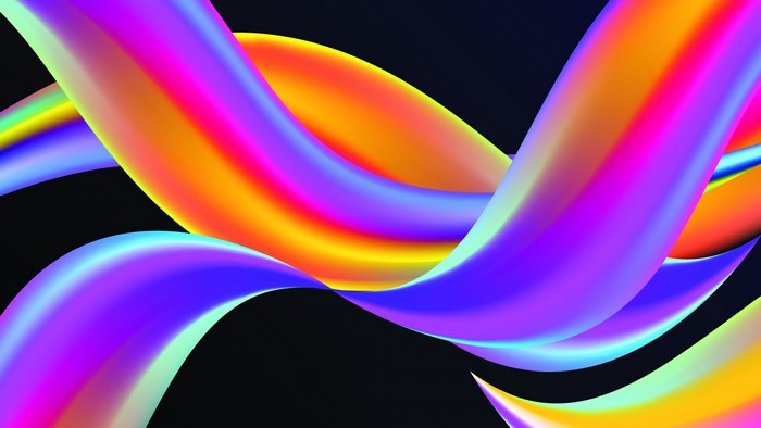 4K Abstract Colorful Swirls