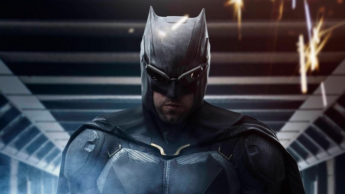 Batman in the Batcave