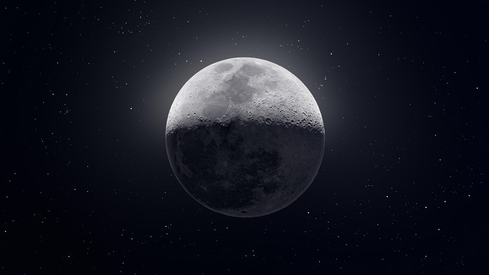 4K Moon in Space