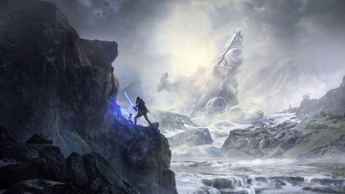 Cal Kestis and BD-1 from Star Wars Jedi: Fallen Order