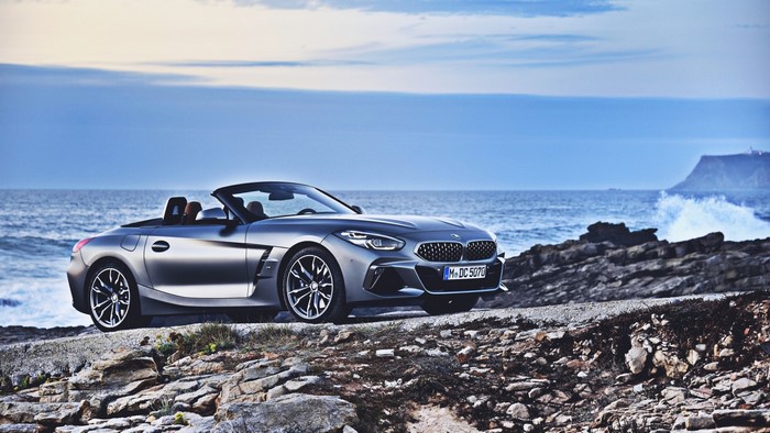 BMW Z4 G29 convertible by the sea