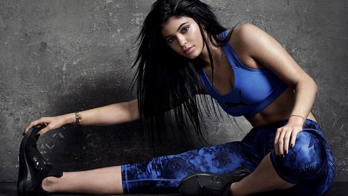 Kylie Jenner in Puma athletic wear