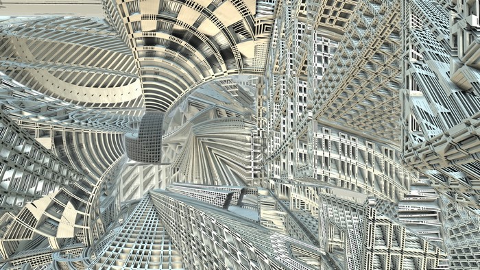 Abstract 3D fractal architecture