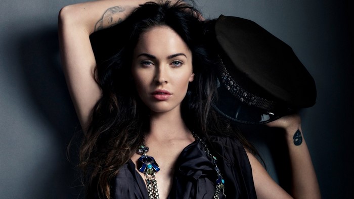 Megan Fox with a hat