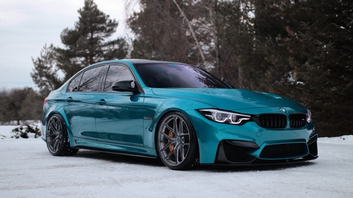 BMW M3 Sedan in Teal