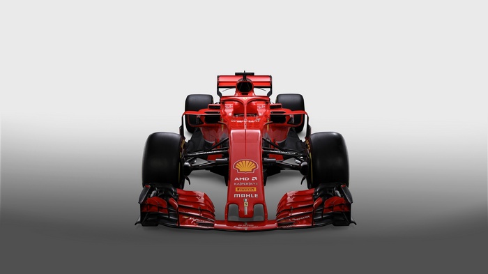Ferrari SF71H Formula 1 car 2018 4K