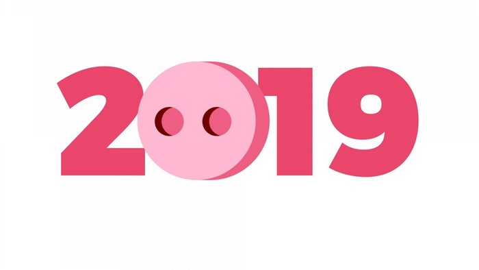 2019 Pig Face New Year