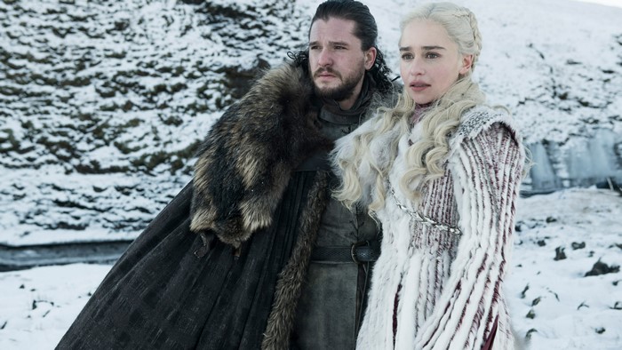 Jon Snow and Daenerys Targaryen from Game of Thrones