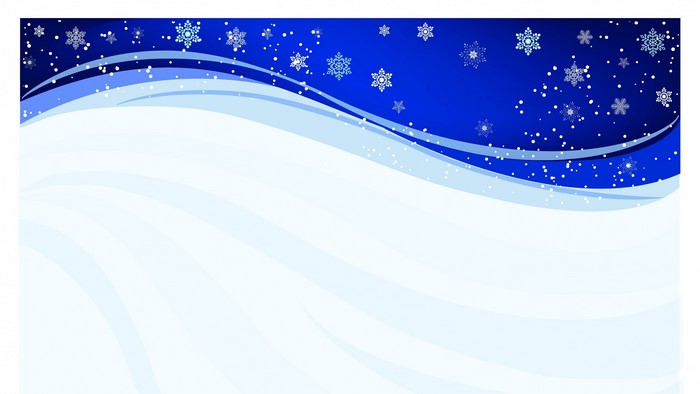 4K Winter Snowflakes Background