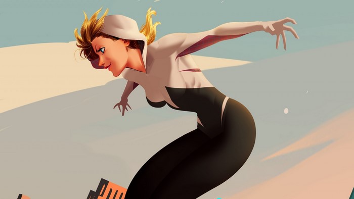 Spider-Gwen from Spider-Verse