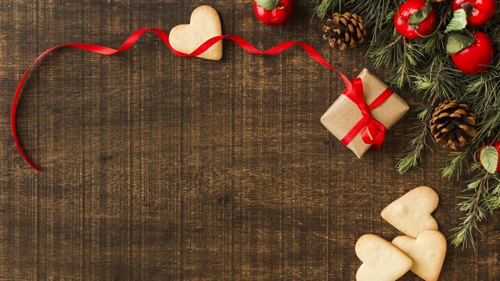 4K New Year Cookies and Gift