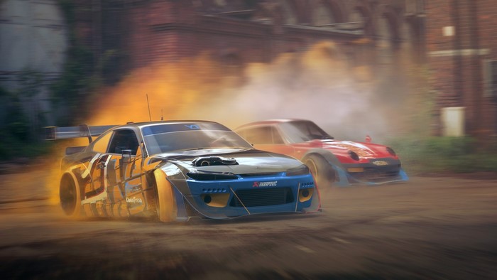 Porsche vs Nissan Silvia drifting with smoke