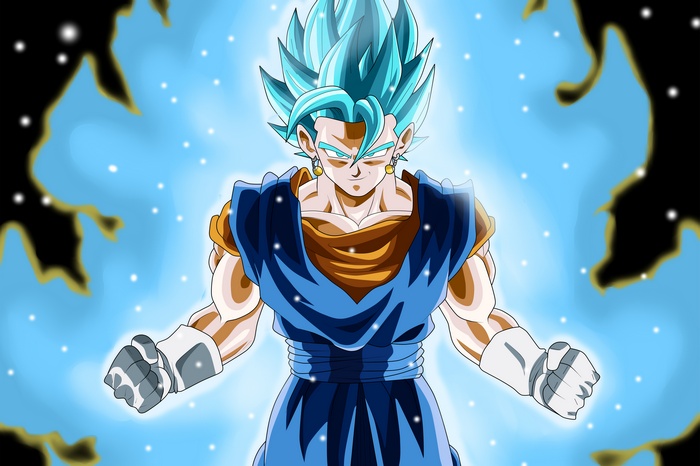 8K, Vegetto, 4K, Super Saiyan Blue, Vegito