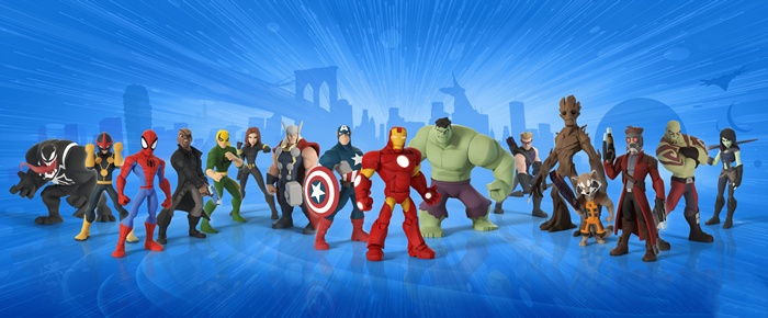 Marvel Super Heroes and Guardians of the Galaxy in Disney Infinity 4K