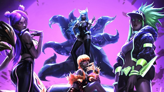 K/DA from League of Legends Fan Art