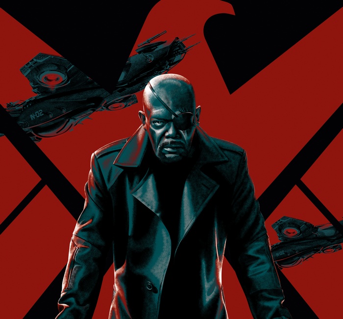 Nick Fury from Marvel Comics 4K