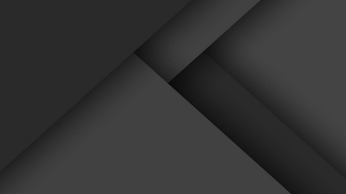 Abstract dark gray geometric shapes with shadows