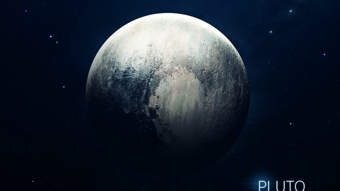 Pluto in Space