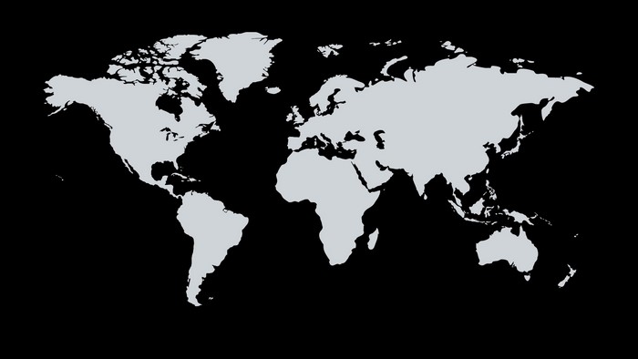 World map illustration