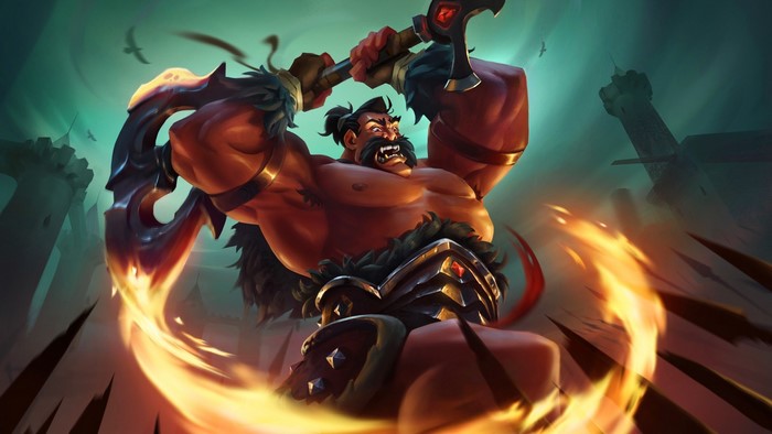 Pagan Online Warrior with Axe