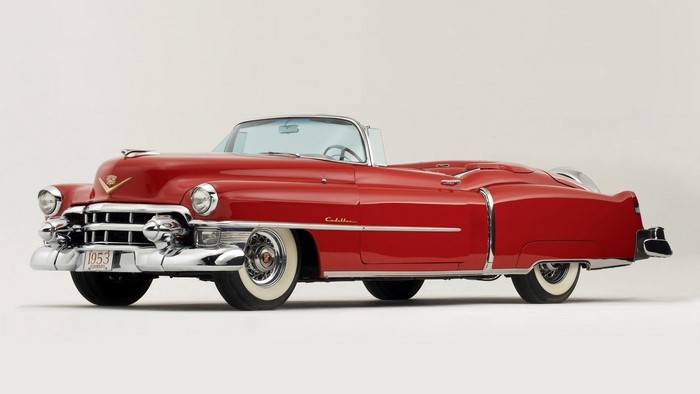 Red 1953 Cadillac Eldorado Convertible