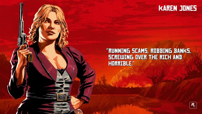 Karen Jones from Red Dead Redemption 2