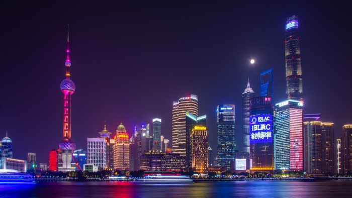 4K Shanghai Skyline at Night