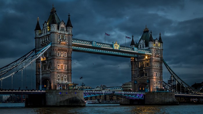 Tower Bridge at dusk