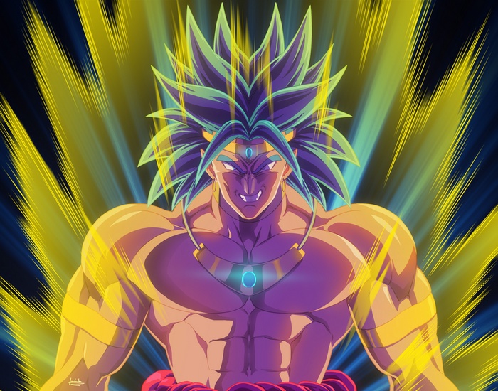 Broly from Dragon Ball Z in 4K