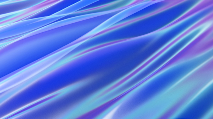 Abstract Blue and Purple Flowing Lines