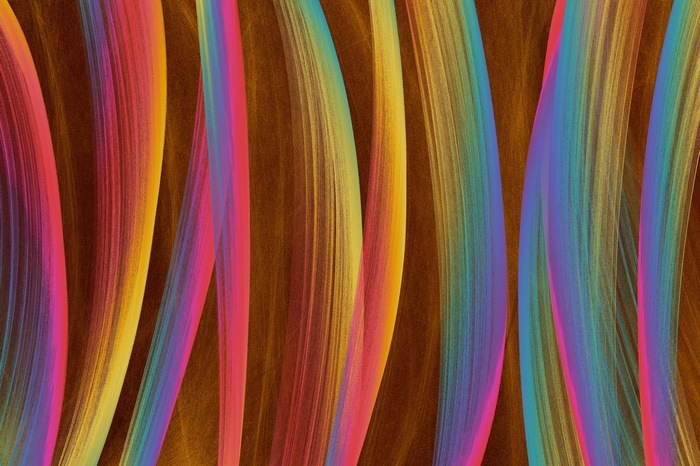 Stripes, Colorful, Vertical, Neon