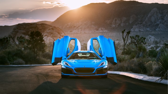 4K Rimac C Two California Edition electric car