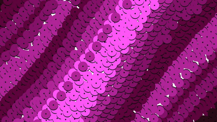 Pink and purple diagonal sequins pattern