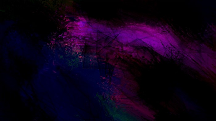 Dark Oily Abstract Purple and Blue