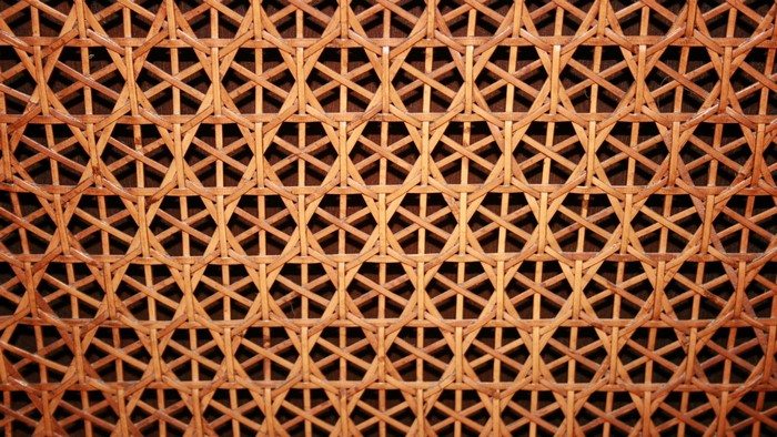 Woven wood texture pattern